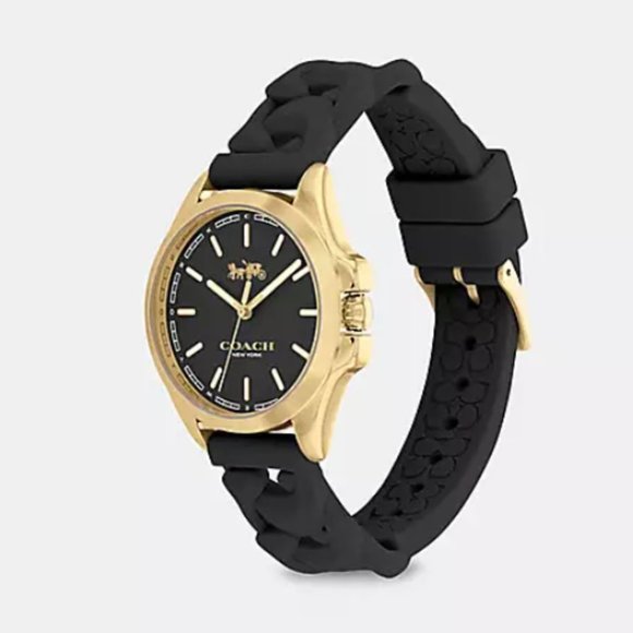 Coach Libby Watch, Water Resistant, Black - Picture 5 of 5